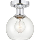 Athens 1 Light Semi Flush Mount 9.88 Inch and 5.88 Inch Wide by Innovations - 616-1F-G12-6