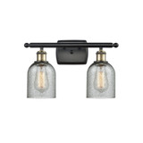 Caledonia 100W 2 LED Bath Vanity 10 Inch Tall X 15 Inch Wide by Innovations - 516-2W-G25-LED