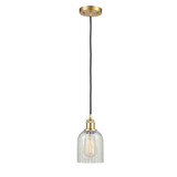Caledonia 1 Light Cord Hung Mini Pendant 9 and 5 Inch Wide by Innovations - 516-1P-G25
