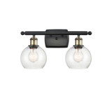 Athens 2 Light Bath Vanity 8.88 Inch Tall X 15.88 Inch Wide by Innovations - 516-2W-G12-6
