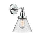 Cone 1 Light Adjustable Wall Sconce 10.5 and 8 Inch Wide by Innovations - 203-G4