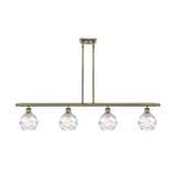 Athens Deco Swirl 4 Light Stem Hung Island 8.63 InchX48 Inch by Innovations - 516-4I-G1213-6