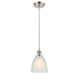 Castile 100W 1 LED Cord hung Mini Pendant 9 and 6 Inch Wide by Innovations - 516-1P-G38-LED
