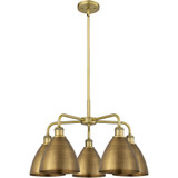 Bristol 5 Light Chandelier 15 Inch Tall and 25.5 Inch Wide by Innovations - 516-5CR-MBD-75