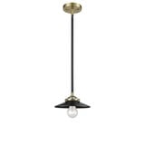 Railroad 1 Light Stem Hung Mini Pendant 3.63 and 8 Inch Wide by Innovations - 284-1S-M1-M7