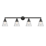 Cone 4 Light Adjustable Bath Vanity 11.75 X 44.925 Inch Wide by Innovations - 215-G6