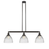 Seneca Falls 3 Light Stem Adjustable Island 13X39 Inch Wide by Innovations - 213-G222