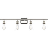 Bare Bulb 4 Light Bath Vanity 4.75 Inch Tall X 36 Inch Wide by Innovations - 516-4W