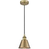 Edison 1 Light Mini Pendant 7.5 Inch Tall and 6.5 Inch Wide by Innovations - 616-1P-M8