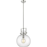 Newton Sphere 1 Light Mini Pendant 13.75 and 12 Inch Wide by Innovations - 411-1SM-G410-12