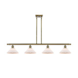 Orwell 100W 4 LED Stem Hung Island 7.5 Inch and 48 Inch Wide by Innovations - 516-4I-G13-LED