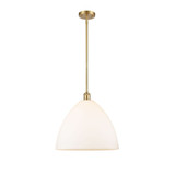 Bristol 100W 1 LED Glass Pendant 17 Inch Tall X 16 Inch Wide by Innovations - 516-1S-GBD-16-LED