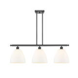 Bristol 3 Light Stem Hung Island 12 Inch Tall X 36 Inch Wide by Innovations - 516-3I-GBD-9