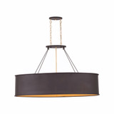Cannery 5 Light Linear Pendant 12 Inch Tall and 48 Inch Wide by Varaluz - 323N05