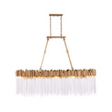 Matrix 10 Light Linear Pendant 45 Inch Tall and 60 Inch Wide by Varaluz - 309N10