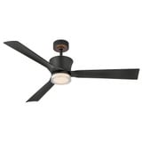Vosh - 3 Blade Ceiling Fan with Light Kit-16 Inch Tall and 56 Inch Wide - 910956F