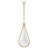 Admiral 1 Light Pendant In Contemporary Style 21.5 x 10 Inches by Nuvo - 60/7903