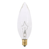 25W BA9.5 Candelabra Base 2 Card Bulb 1.19 Inch X 3.5 Inch Length by Satco - S3782_p