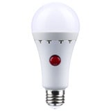 8W A21 Medium Base LED Bulb with Battery Backup 2.6 X 5.59 Length by Satco - S11468_p