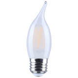 4W CA10 Medium Base LED Bulb 1.38 Inch Wide and 4.33 Inch Length by Satco - S21312_p