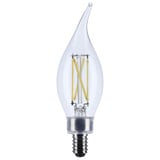 5.5W CA10 Candelabra Base LED Bulb 1.38 Inch and 4.72 Inch Length by Satco - S21304_p