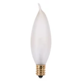 15W CA8 Candelabra Base 2 Card Bulb 1 Inch Wide X 3.63 Inch Length by Satco - S3773_p