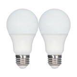 9.8W A19 Medium Base LED Bulb (Pack of 2) 2.36 X 4.33 Inch Length by Satco - S11434_p