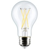 8W A19 Medium Base LED Bulb (Pack of 4) 2.36 and 4.33 Inch Length by Satco - S12462_p