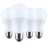 13.5W A19 Medium Base LED Bulb (Pack of 4) 2.36 X 4.53 Inch Length by Satco - S14369_p