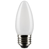 5.5W B11 Medium Base LED Bulb (Pack of 2) 1.38 X 3.58 Inch Length by Satco - S21837_p