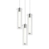 Bari 15W 3 LED Round Pendant 15 Inch Tall and 18 Inch Wide by AFX - BRIP04LAJUDRND3