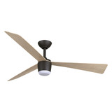 Elavan 3 Blade Ceiling Fan with Light Kit 12.75X52 Inch Wide by Minka Aire - F744L