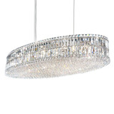 Plaza 24 Light Linear Pendant 7 X 22.5 Inch Wide by Schonbek Signature - 6680