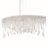 Chantant 8 Light Linear Pendant 18.5 X 22 Inch Wide by Schonbek Signature - CH4811N