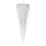 Chantant 6 Light Chandelier 79 Inch and 24 Inch Wide by Schonbek Signature - CH2413N