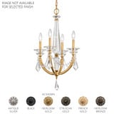 Verona 4 Light Chandelier 28.5 X 16.8 Inch Wide by Schonbek Signature - S6704