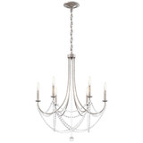 Verdana 6 Light Chandelier 29 Inch and 24 Inch Wide by Schonbek Signature - RJ1006N