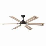 Allegata 6 Blade Ceiling Fan with Light Kit 15 X 56 Inch Wide by Minka Aire - F779L