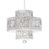 Plaza 9 Light Pendant 13 Inch Tall and 14.5 Inch Wide by Schonbek Signature - 6671