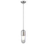 1 Light Pendant 12.25 Inch Tall and 4.5 Inch Wide by SDQ - PD36105