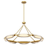 80W LED Chandelier 21.63 Inch Tall and 43.13 Inch Wide by SDQ - PD36008
