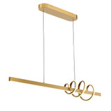 39W LED Pendant 8.75 Inch Tall and 48 Inch Wide by SDQ - PD30748