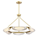 60W LED Chandelier 19.13 Inch Tall and 32.5 Inch Wide by SDQ - PD36033
