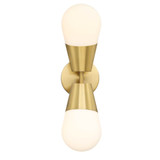 2 Light Wall Sconce 17.75 Inch Tall and 4.75 Inch Wide by SDQ - VL37002