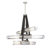 6 Light Pendant 36 Inch Tall and 43.5 Inch Wide by SDQ - PD36106