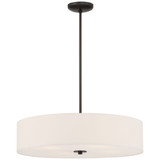Mid Town 32W 4 LED Convertible Pendant 5.5 Inch and 24 Inch Wide by Access - 64066LEDDLP