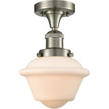 Oxford 1 Light Semi Flush Mount 11 Inch Tall X 7.5 Inch Wide by Innovations - 517-1CH-G53