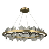 Hildene 60W 1 LED Oversized Pendant 38 Inch Length by Hubbardton Forge - 139653HF