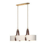 Saratoga 4 Light Large Pendant 46 Inch Length by Hubbardton Forge - 134070HF
