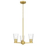 Stamos 3 Light Chandelier 15.5 Inch Tall and 18 Inch Wide by Kichler - 52435_1
